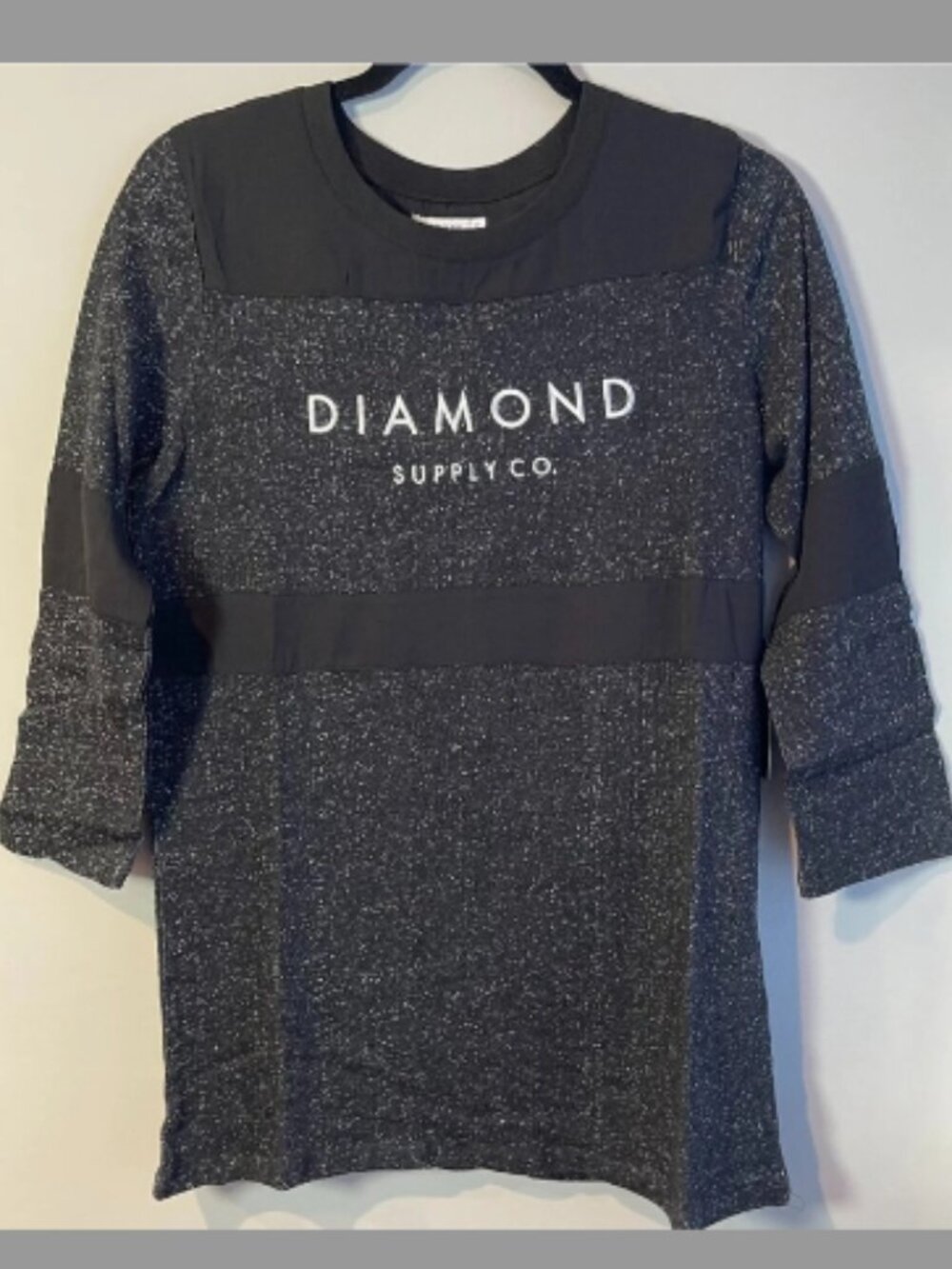 Diamond Supply Company Women's Stone Cut 3/4 Sleeve T-Shirt - Medium - NWT